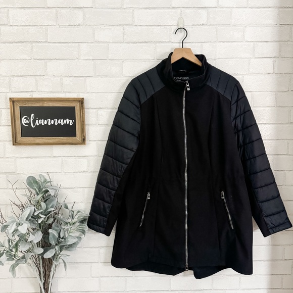 Calvin Klein Performance Jackets & Blazers - CLAVIN KLEIN PERFORMANCE Women’s Plus Black Jacket